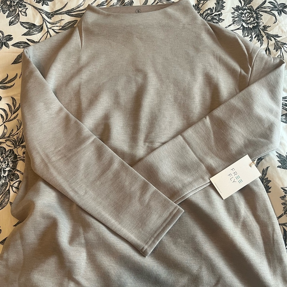 Free Fly Apparel Women's Taupe Sweatshirt - Picture 4 of 4